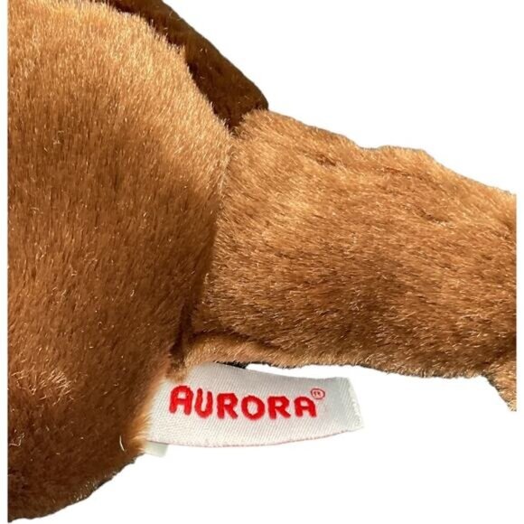Aurora Mini Flopsie Sliddy Brown & White Otter Plush Stuffed Animal Toy 8" - Picture 2 of 6